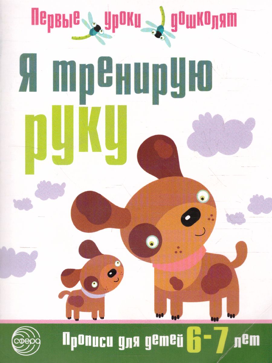 Обложка книги Я тренирую руку. Прописи 6-7 лет, Автор Чистякова Н.А., издательство Сфера | купить в книжном магазине Рослит