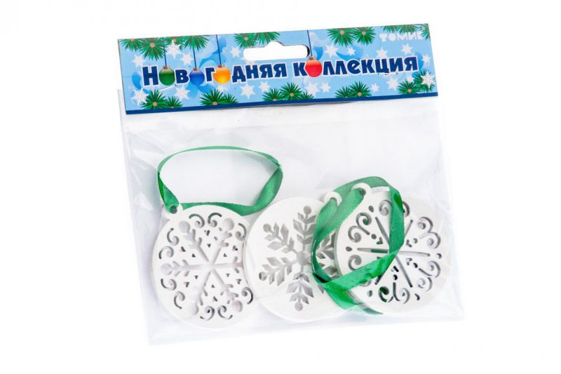 Обложка Набор елочных украшений "Снежинки", издательство Томик | купить в книжном магазине Рослит