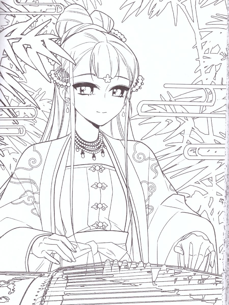 Обложка Anime Art. Красавицы Поднебесной. Книга для творчества в стиле аниме и манга, издательство АСТ | купить в книжном магазине Рослит