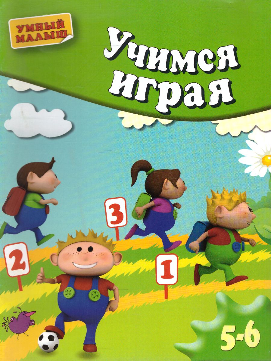 Обложка Учимся играя. Мелкая моторика. Для детей 5-6 лет, издательство Олма | купить в книжном магазине Рослит