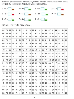 Обложка книги Учим таблицу умножения. Математические раскраски и разноуровневые тренажеры. 2-3 класс, Автор Полякова Н.А. Умнова М.С., издательство Планета | купить в книжном магазине Рослит