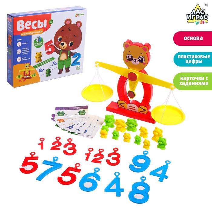 Обложка IQ-ZABIAKA Развивающий набор "Весы", издательство Буква-Ленд                                         | купить в книжном магазине Рослит