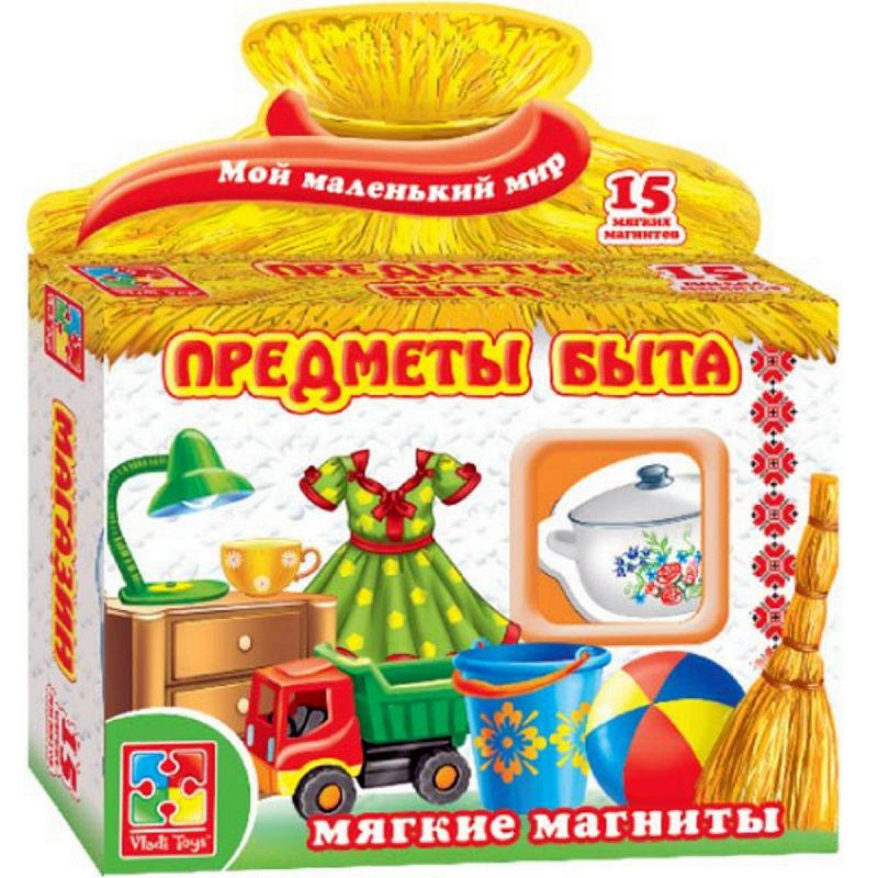 Обложка Игра на магнитах «Предметы быта», издательство Я РАСТУ ТОЙЗ | купить в книжном магазине Рослит