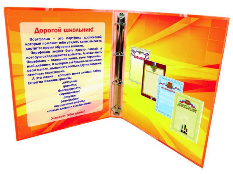 Обложка книги Папка для Портфолио школьника 5-7 классы, Автор Автор не указан, издательство Планета | купить в книжном магазине Рослит
