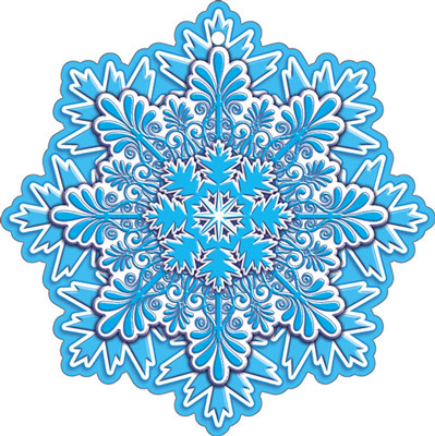 Обложка книги Вырубная фигурка. Снежинка. Двухсторонняя, Автор М-15254, издательство Сфера | купить в книжном магазине Рослит