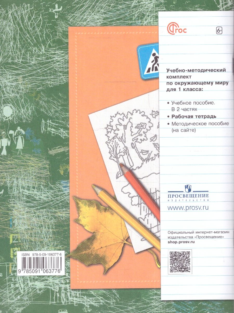 Обложка книги Окружающий мир 1 класс. Рабочая тетрадь. К новому учебному пособию. ФГОС, Автор Виноградова Н. Ф., издательство Просвещение | купить в книжном магазине Рослит