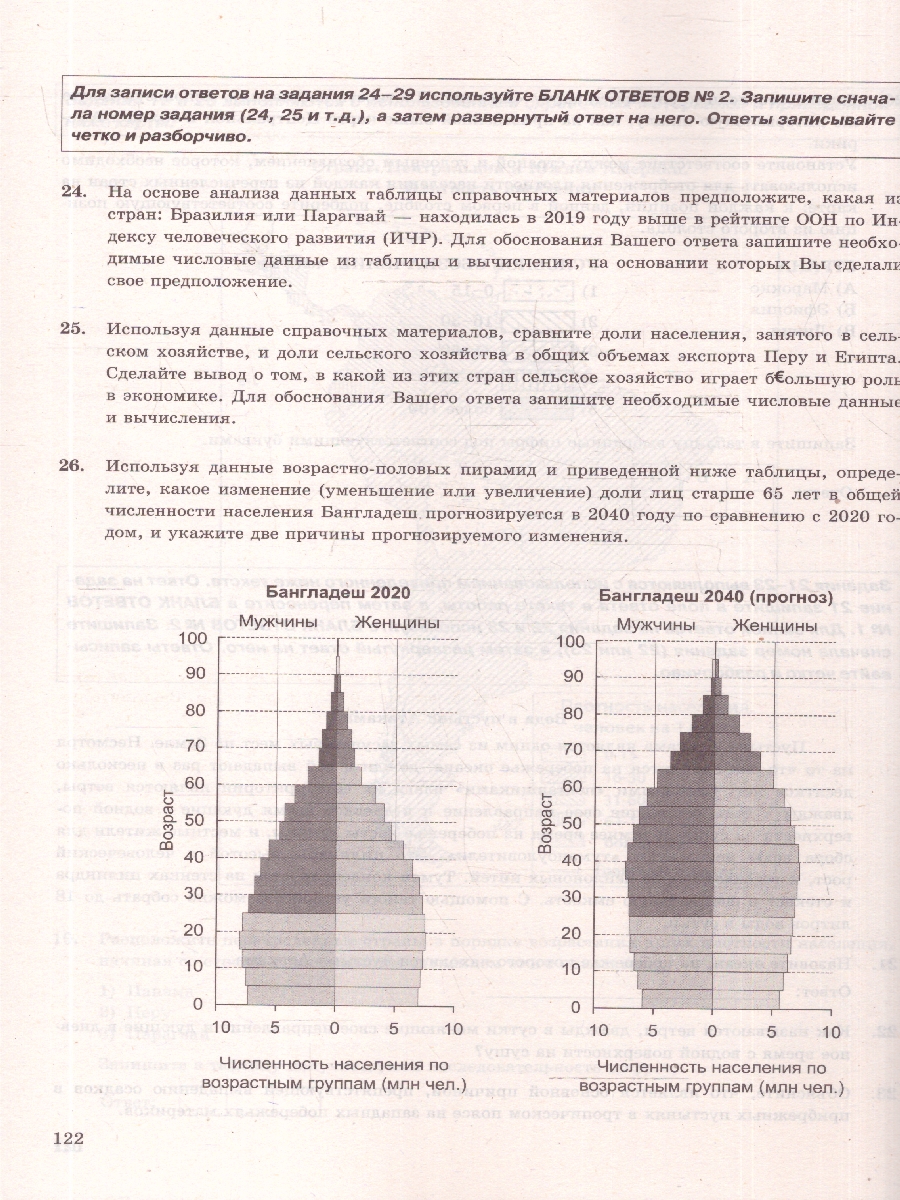 Обложка книги ЕГЭ 2026 География. Типовые варианты экзаменационных заданий. 12 вариантов. ФИПИ, Автор Барабанов В. В.; Жеребцов А. А., издательство Экзамен | купить в книжном магазине Рослит