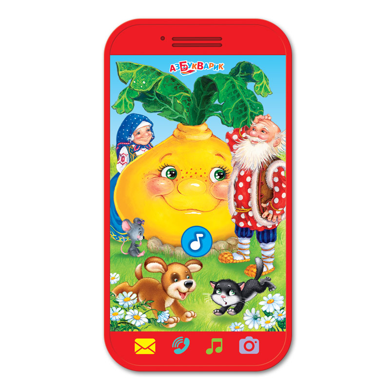 Обложка Репка (Мини-смартфончик), издательство Азбукварик | купить в книжном магазине Рослит