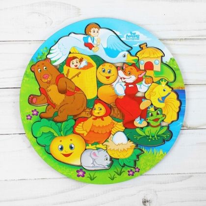 Обложка Дидактические игры и материалы. Головоломка "Русские народные сказки", издательство Буква-Ленд                                         | купить в книжном магазине Рослит