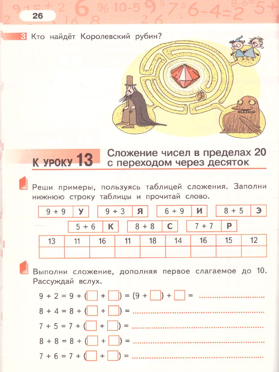 Обложка книги Математика 2 класс. Рабочая тетрадь. Комплект в 4 частях. Часть 1. ФГОС, Автор Гейдман Б.П. Мишарина И.Э. Зверева Е.А., издательство Русское слово | купить в книжном магазине Рослит