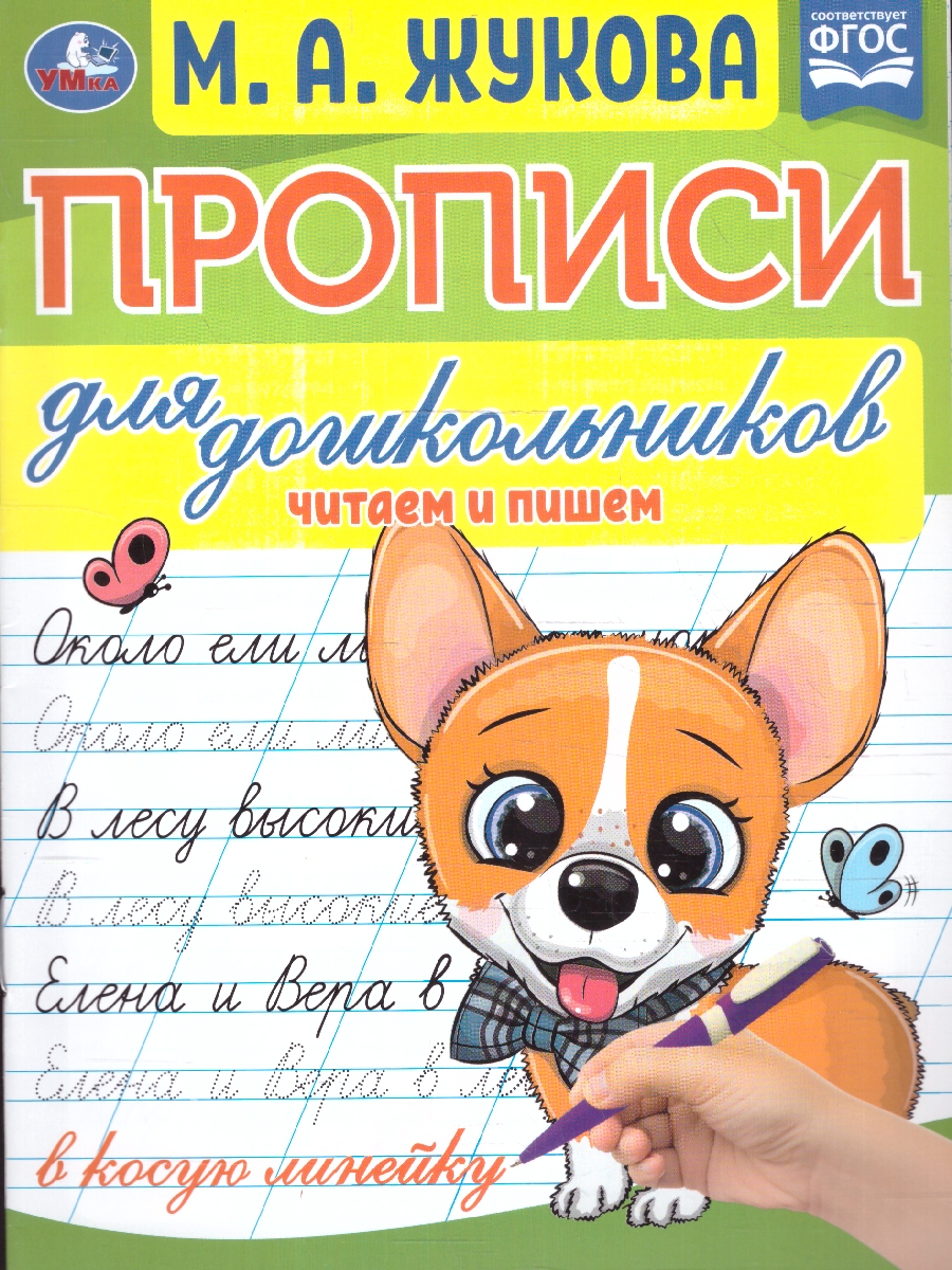Обложка книги Прописи для дошкольников. Читам и пишем. ФГОС, Автор Жукова М. А., издательство Умка                                               | купить в книжном магазине Рослит