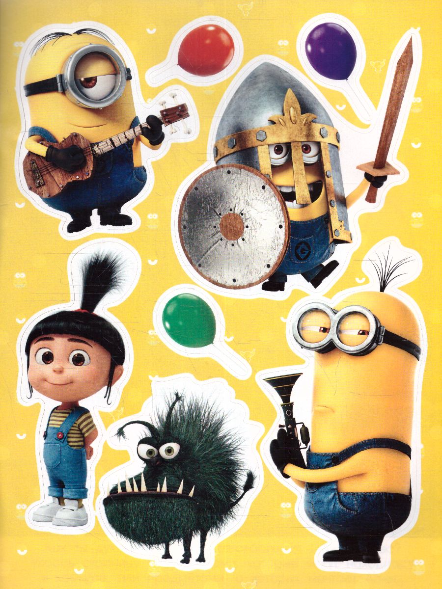 Обложка Миньоны. Многоразовые наклейки (Агнес) /Миньоны, издательство АСТ | купить в книжном магазине Рослит