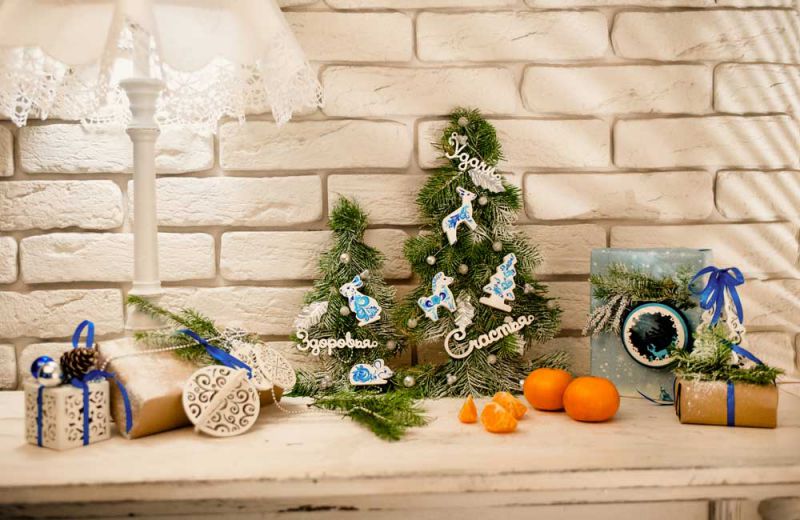 Обложка Ёлочная игрушка Шар "Зимний лес", издательство Томик | купить в книжном магазине Рослит