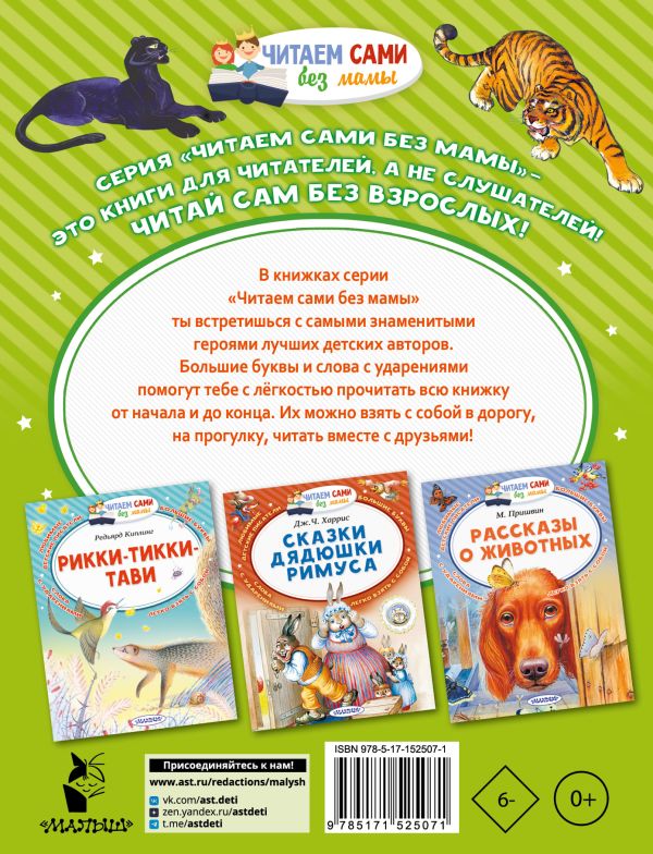 Обложка Маугли, издательство АСТ | купить в книжном магазине Рослит