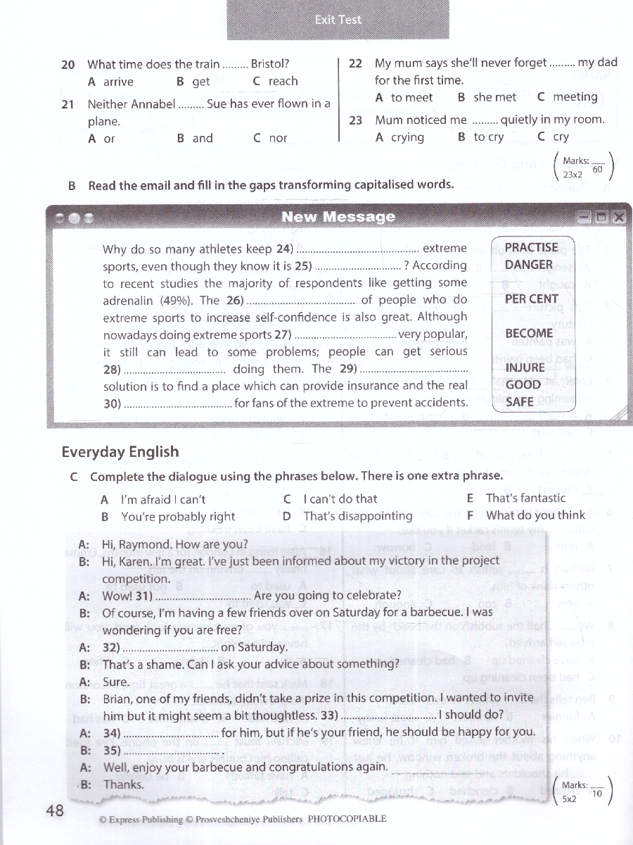 Обложка книги Английский в фокусе 8 класс. Контрольные задания. ФГОС, Автор Ваулина Ю.Е. Дули Д. Подоляко О.Е., издательство Просвещение | купить в книжном магазине Рослит