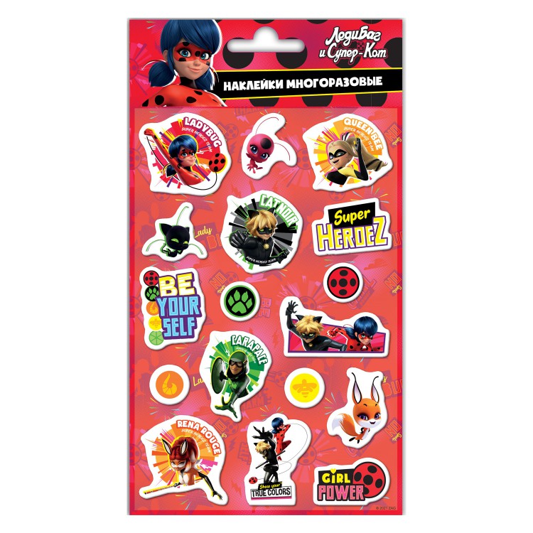 Обложка Наклейки вспененные «Леди Баг и Супер-Кот», диз. 3, издательство НД Плэй                                            | купить в книжном магазине Рослит