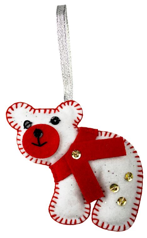 Обложка Набор для творчества. Мягкая игрушка из фетра "Новогодние игрушки 6 шт." (Десятое королевство), издательство Десятое королевство | купить в книжном магазине Рослит