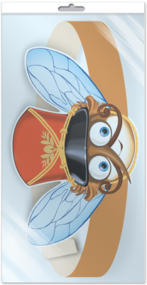 Обложка книги Маска-ободок. Комар (в индивидуальной упаковке с европодвесом и клеевым клапаном), Автор *МА-10733 М, издательство Сфера | купить в книжном магазине Рослит