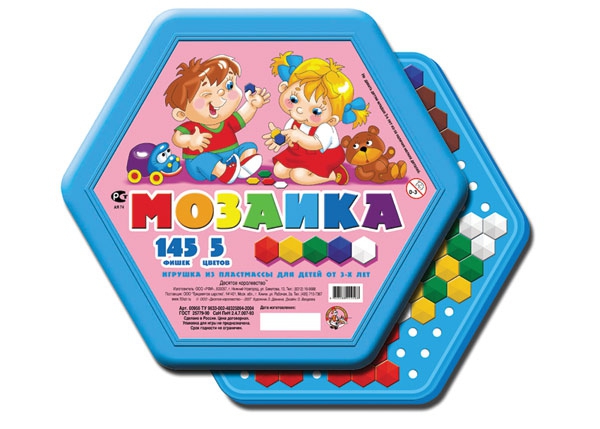 Обложка Мозаика шестигранная 145 эл(Десятое королевство), издательство Десятое королевство | купить в книжном магазине Рослит