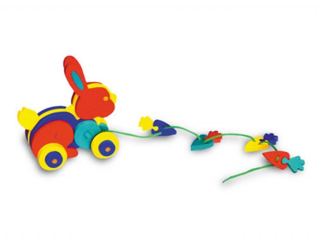 Обложка Конструктор каталка-Зайчик, издательство Тедико | купить в книжном магазине Рослит