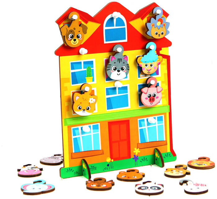 Обложка Развивающая игрушка Дом, издательство Буква-Ленд                                         | купить в книжном магазине Рослит