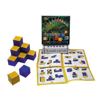 Обложка книги Хамелеон - кубики для детей с 3 лет, Автор , издательство ДЕТСТВО-ПРЕСС | купить в книжном магазине Рослит
