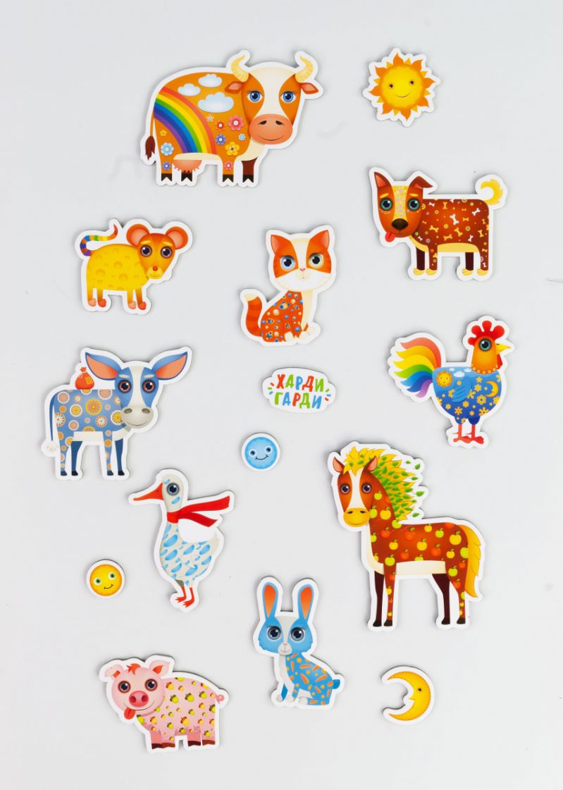 Обложка Магнитный набор "Домашние животные", издательство Харди Гарди | купить в книжном магазине Рослит