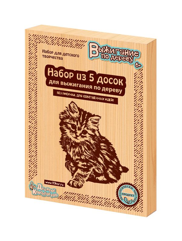 Обложка Доски для выжигания "Без рисунка. Для собственных идей", издательство Десятое королевство | купить в книжном магазине Рослит