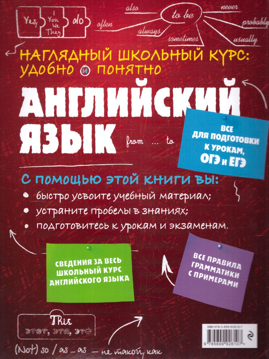 Обложка книги Английский язык. Наглядный школьный курс: удобно и понятно, Автор Логвинова А.А., издательство ЭКСМО | купить в книжном магазине Рослит