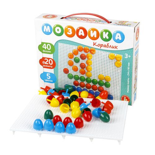 Обложка Мозаика "Кораблик" d20/40 эл., издательство Десятое королевство | купить в книжном магазине Рослит