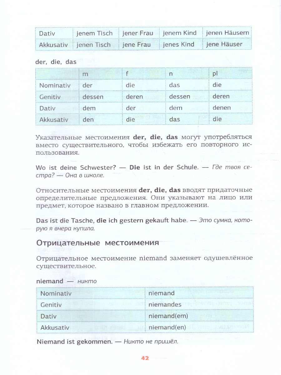 Обложка книги Немецкая грамматика в схемах и таблицах, Автор Тарасова А.В., издательство АСТ | купить в книжном магазине Рослит