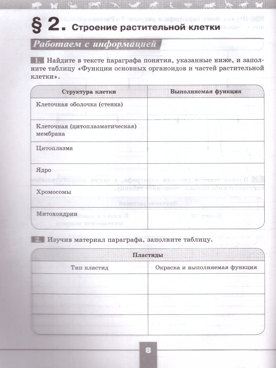 Обложка книги Биология 6 класс. Рабочая тетрадь. УМК "Линия жизни" (ФП2022), Автор Пасечник В. В. Суматохин С. В. Калинова Г. С. и, издательство Просвещение | купить в книжном магазине Рослит