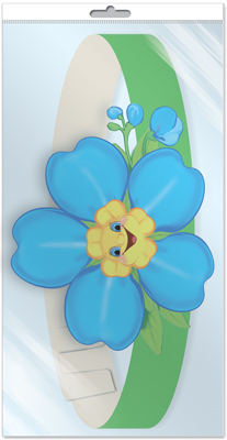 Обложка книги Маска-ободок Цветок Незабудка (в инд. упаковке), Автор *МА-10698, издательство Сфера | купить в книжном магазине Рослит