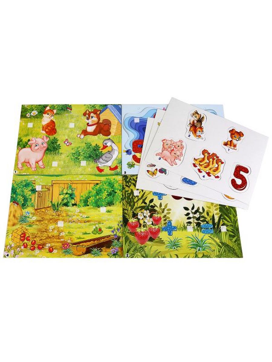 Обложка Считайка. Игра с липучками развивающая (в коробке)., издательство Умные игры                                         | купить в книжном магазине Рослит