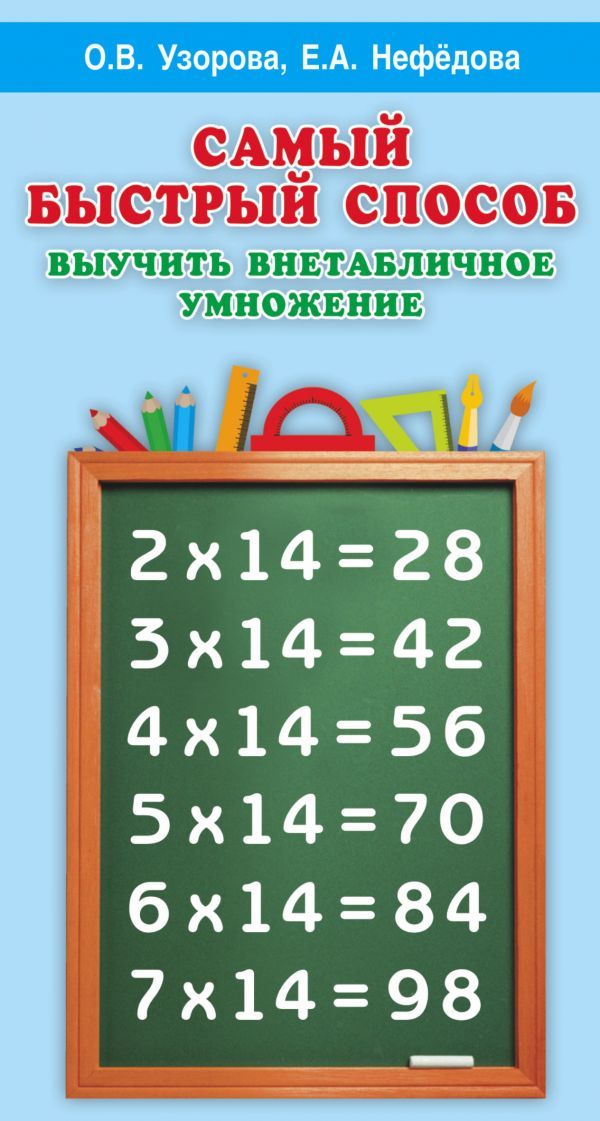 Обложка книги Самый быстрый способ выучить внетабличное умножение
., Автор Узорова О.В. Нефёдова Е.А., издательство АСТ | купить в книжном магазине Рослит