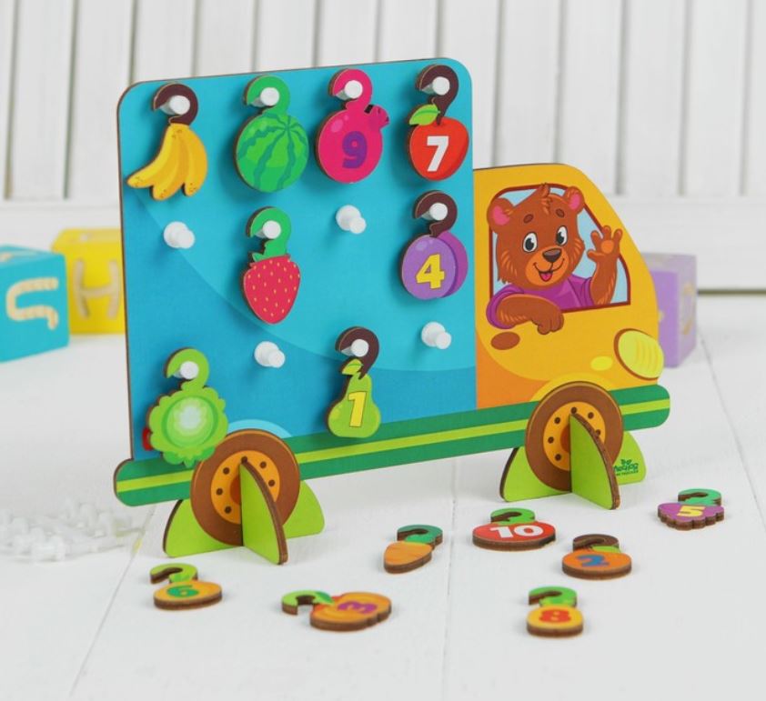 Обложка Развивающая игрушка Грузовик, издательство Буква-Ленд                                         | купить в книжном магазине Рослит