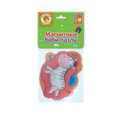 Обложка Мягкие магнитные Baby puzzle "Слоник и зебрик" (Я РАСТУ ТОЙЗ), издательство Я РАСТУ ТОЙЗ | купить в книжном магазине Рослит