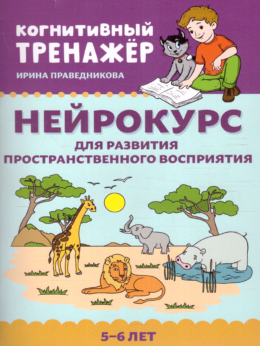 Обложка книги Нейрокурс для развития пространственного восприятия: 5-6 лет, Автор Праведникова Ирина Игоревна, издательство Феникс ТД                                          | купить в книжном магазине Рослит