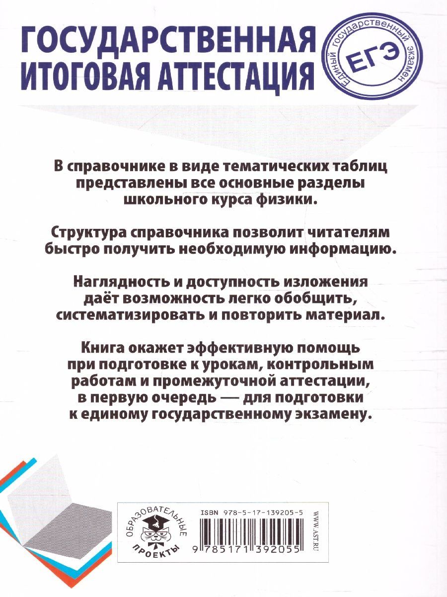 Обложка книги ЕГЭ. Физика. Весь школьный курс в таблицах и схемах для подготовки к ЕГЭ , Автор Пурышева Н.С. Ратбиль Е.Э., издательство АСТ | купить в книжном магазине Рослит