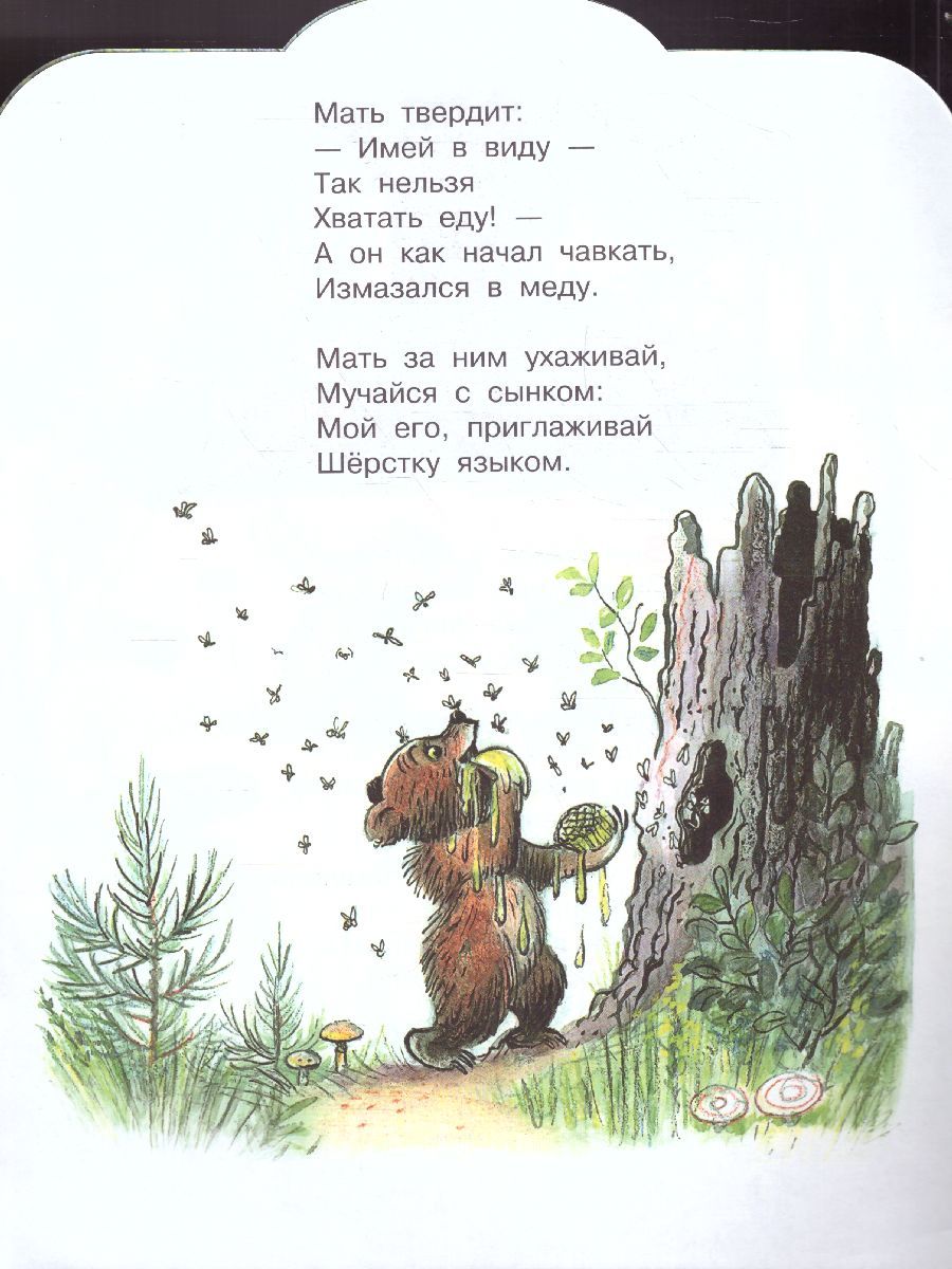Обложка Медвежонок-невежа. Рисунки В. Сутеева. Барто А.Л., Сутеев В.Г. /МалышЧитай, издательство АСТ | купить в книжном магазине Рослит
