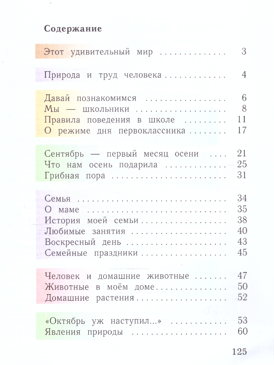 картинка Окружающий мир. 1 класс.  В 2 ч. Часть 1. Учебное пособие от магазина Рослит