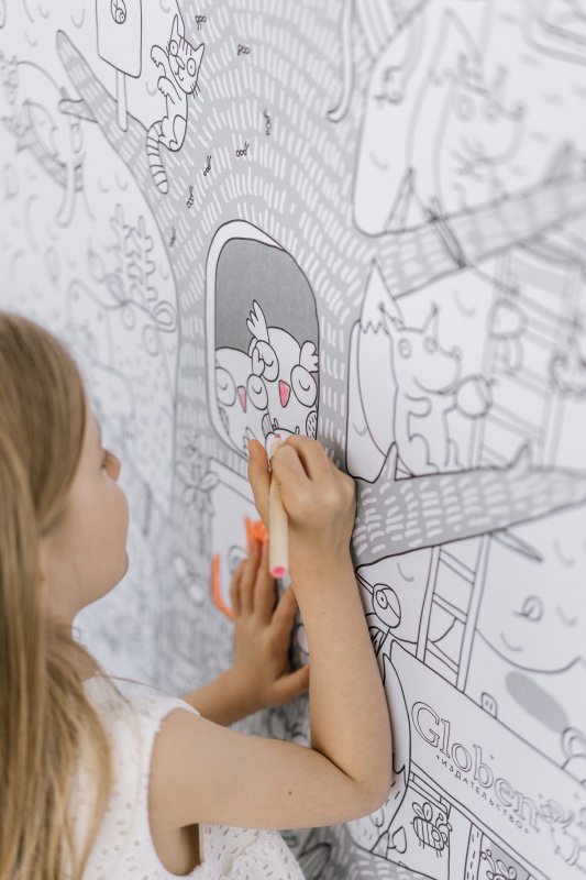 Обложка книги Раскраска огромная "Жизнь на дереве" 120х80см, Автор PA068, издательство Глобен | купить в книжном магазине Рослит