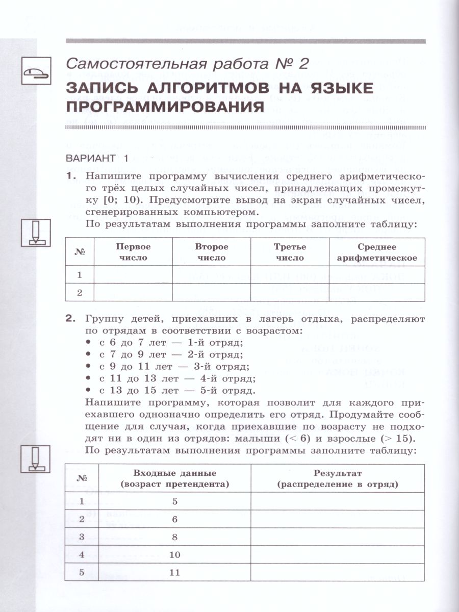 Обложка книги Информатика 11 класс. Самостоятельные и контрольные работы. Базовый уровень, Автор Босова Л.Л. Босова А.Ю. Аквилянов Н.А., издательство Просвещение | купить в книжном магазине Рослит