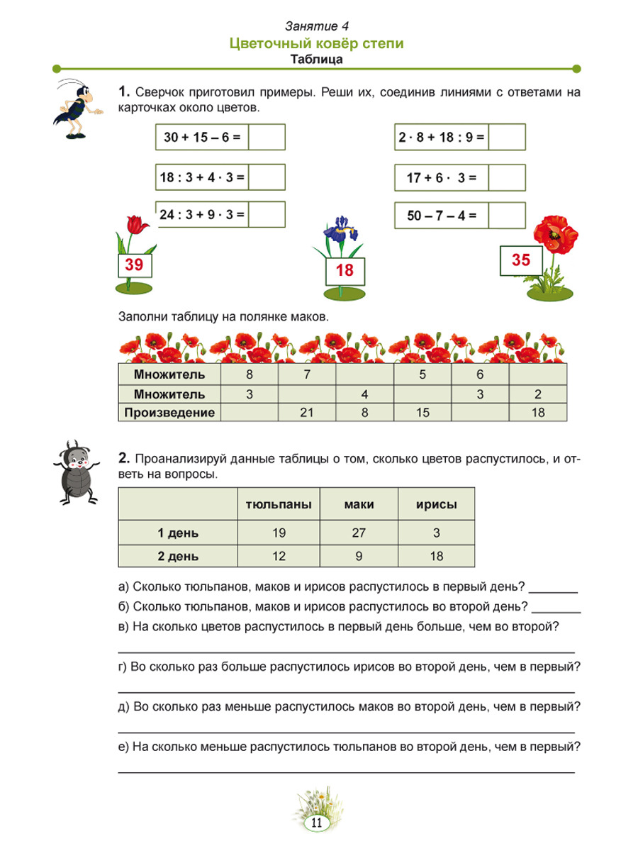 Обложка книги Математика с увлечением 3 класс. Рабочая тетрадь. ФГОС, Автор Буряк М.В. Карышева Е.Н., издательство Планета | купить в книжном магазине Рослит