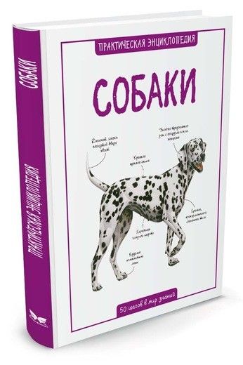 Обложка Собаки. Практическая энциклопедия. 50 шагов в мир знаний, издательство Махаон | купить в книжном магазине Рослит