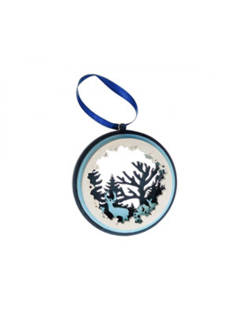 Обложка Ёлочная игрушка Шар "Зимний лес", издательство Томик | купить в книжном магазине Рослит