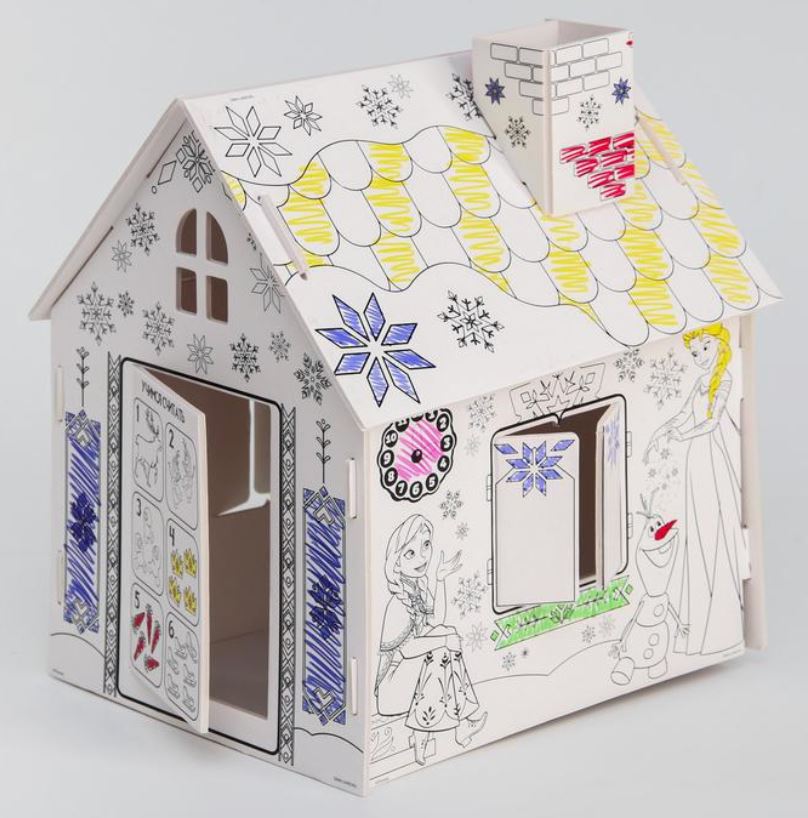 Обложка Набор для творчества Домик раскраска, издательство Буква-Ленд                                         | купить в книжном магазине Рослит