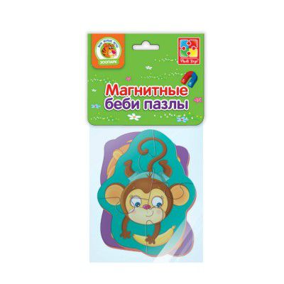 Обложка Мягкие магнитные Baby puzzle "Львенок и обезьянка" (Я РАСТУ ТОЙЗ), издательство Я РАСТУ ТОЙЗ | купить в книжном магазине Рослит