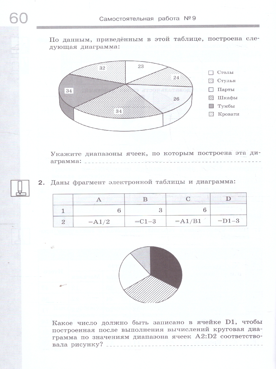 Обложка книги Информатика 9 класс. Самостоятельные и контрольные работы, Автор Босова Л. Л. Босова А. Ю. Лобанов А. А. Лобанова Т. Ю., издательство Просвещение | купить в книжном магазине Рослит