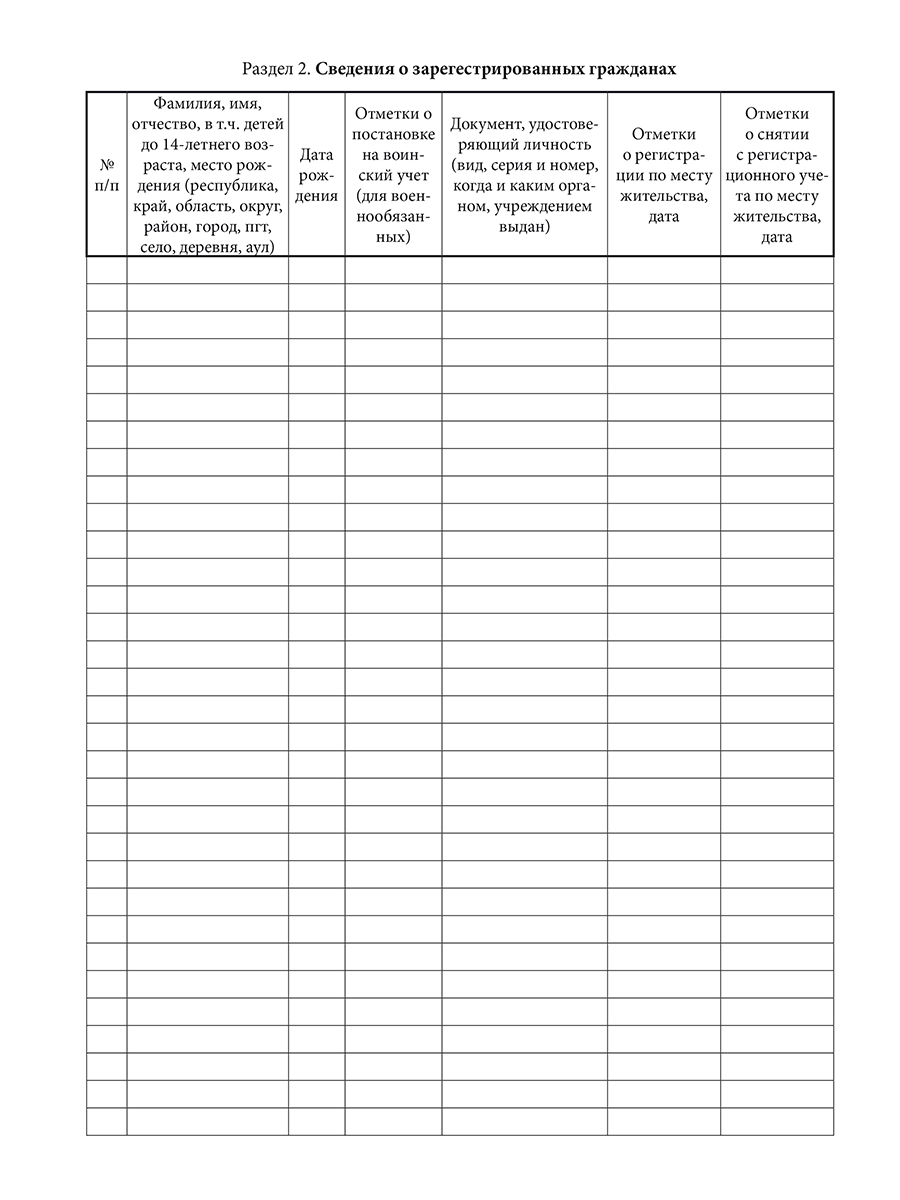 Обложка Домовая (поквартирная) книга, издательство Планета | купить в книжном магазине Рослит